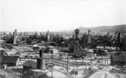 Ölfelder bei Boryslaw um 1909.