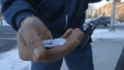 Plainfield, New Jersey: Eine Hand voll Heroin-Baggies.