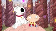 Brian Griffin (l.); Stewie Griffin (r.)