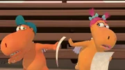 Wenn der kleine Drache Kokosnuss auf etwas keine Lust hat, dann sind es gemeinsame Flugübungen mit der Streberin und Klassenbesten Ananas.