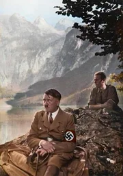 Der Führer am Oberen See, Berchtesgaden, Bayerische Alpen, Deutschland, 1936.