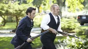 George Crabtree (Jonny Harris, l.) und Thomas Brackenreid (Thomas Craig, r.)