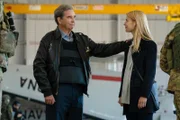 Präsident Ralph Warner (Beau Bridges, l.); Carrie Mathison (Claire Danes, r.)