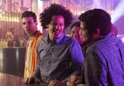 (v.l.n.r.) Josh Greenberg (Jay Baruchel); Mike (Eric Andre); Nikhil (Ron Mustafaa); Doug (Jacob Neayem)