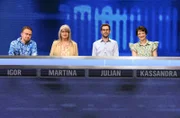 Die Kandidat:iinnen (v.l.n.r.): Igor Skutin, Martina Janack, Julian Theobald und Kassandra Tiebe.