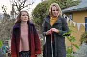 Romy Heiland (Christina Athenstädt, r.) ist sich nicht sicher, ob die Frau ihrer Mandantin, Chris Steeger (Rebecca Rudolph, l.), ihr alles sagt, was sie weiß.