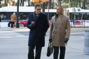 Jason Bull (Michael Weatherly, l.); Chunk Palmer (Christopher Jackson, r.)