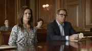Linda Bloom (Florencia Lozano, l.); Jason Bull (Michael Weatherly, r.)