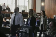 (v.l.n.r.) Saul Berenson (Mandy Patinkin); Carrie Mathison (Claire Danes); Jenna Bragg (Andrea Deck)