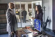 L-R: FBI Agent Raymond Isler (Derek Webster ), FBI Special Agent Tammy Gregorio (Vanessa Ferlito)