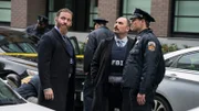 l-r: Chuck (Jonathan Holtzman),  Morgan (Genson Blimline), Dan Lynch (Tony Roach)