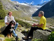 Hansi Hinterseer und Bergsteiger-Legende Peter Habeler.