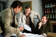 (v.li.): Hans Sigl (Andreas Blitz), Harald Windisch (Simon Turber), Maximilian Krückl (Kurt Matzleiner).