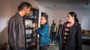Kira (Marlene von Appen, Mi.) hat keine Angst vor Akki (Philipp Kronenberg) und Franca (Muriel Bielenberg).