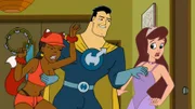 L-R: Foxxy Love, Captain Leslie Hero, Princess Clara