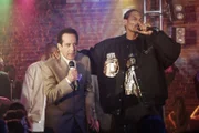 Rapper" -- Pictured: (l-r) Tony Shalhoub as Adrian Monk, Snoop Dogg as Murderess -- USA Network Photo: Carin Baer