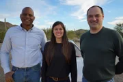 TUCSON, ARIZ. - Norman, Marisol and Paul team shot after Demo 3 where they have been experimenting with the principles of backwards time travel.
