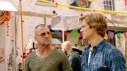 L-R: Jack Dalton(George Eads), Angus "Mac"  MacGyver (Lucas Till)