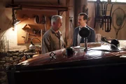 Leroy Jethro Gibbs (Mark Harmon, l.); Timothy McGee (Sean Murray, r.)