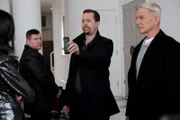 Sean Murray as NCIS Special Agent Timothy McGee,  Mark Harmon as NCIS Special Agent Leroy Jethro Gibbs