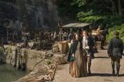 L-R: Claire Randall (Caitriona Balfe), Claire Randall (Caitriona Balfe)