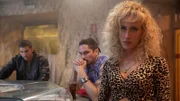 José Antonio (Álex García), Fausti (Jason Day) und La Rubia (Teresa Riott).