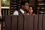 L-R: Atticus Freeman (Jonathan Majors) and Letitia 'Leti' Lewis (Jurnee Smollett)