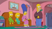 (v.l.n.r.) Bart; Lisa; Marge; Homer