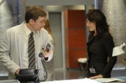 Dr. Wilson (Robert Sean Leonard) erklärt Dr. Cuddy (Lisa Edelstein), wie wichtig ihm der Patient Tucker ist.