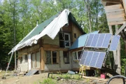Bowers homestead as well as the solar panels they use.