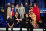 v.l.n.r. Philip Simon, Karen Dahmen, Lisa Feller, Chin Meyer, Maxi Gstettenbauer, Torsten und Steffi (Michael Hatzius), Martin Maier-Bode, Tobias Hebbelmann, Ralf Senkel und Christoph Sieber.