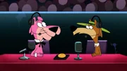 v.li.: Snagglepuss, Mildew Wolf