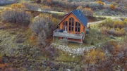An aerial view of the Rockport Lake House near Park City, UT, as seen on Mountain Life.