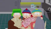 Hinter, l-r: Kyle, Stan, Eric