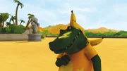 Theo mit Bananenschale