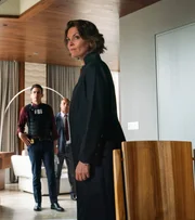 Pictured (l-r) Special Agent Stuart Scola (John Boyd), and Special Agent in Charge Isobel Castille (Alana De La Garza)