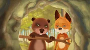 Biva und Rosie haben einen leeren Bau gefunden und überlegen, wie sie ihn nutzen können.