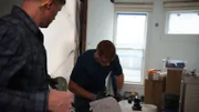 Während der Renovierung.