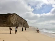 Steffi Gehrlein, Alina Meinhard und Alex und Alex sind in Obidos am Atlantik.