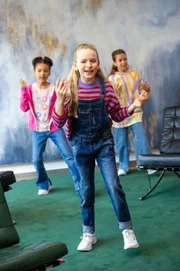 Die TanzAlarm-Kids v.l.: Laura, Viktoria und Sophia