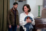 Skylar Astin as Todd and Marcia Gay Harden as Margaret.