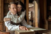 Tobias Menzies (Frank Randall/Black Jack Randall), Caitriona Balfe (Claire Randall Fraser).