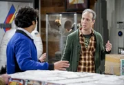 Raj Koothrappali (Kunal Nayyar, l.); Stuart Bloom (Kevin Sussman, r.)