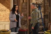 Andi Burns (Liza Snyder, l.); Adam Burns (Matt LeBlanc, r.)