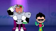 v.li.: Cyborg, Robin
