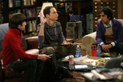 Im Bild (v.li.): Simon Helberg (Howard), Jim Parsons (Sheldon), Kunal Nayyar (Rajesh).