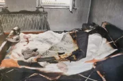 Das Bett des Opfers Gisela A.