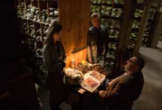 (v.l.n.r.) Cora Stein (Susan Hoecke), Simon (Mike Hoffmann), Voodoo-Experte (Heiko Pinkowski)