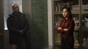 Dembe Zuma (Hisham Tawfiq), Alina Park (Laura Sohn)
