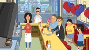 L-R: Linda, Bob, Louise, Teddy,  Mort, Gene, Tina.